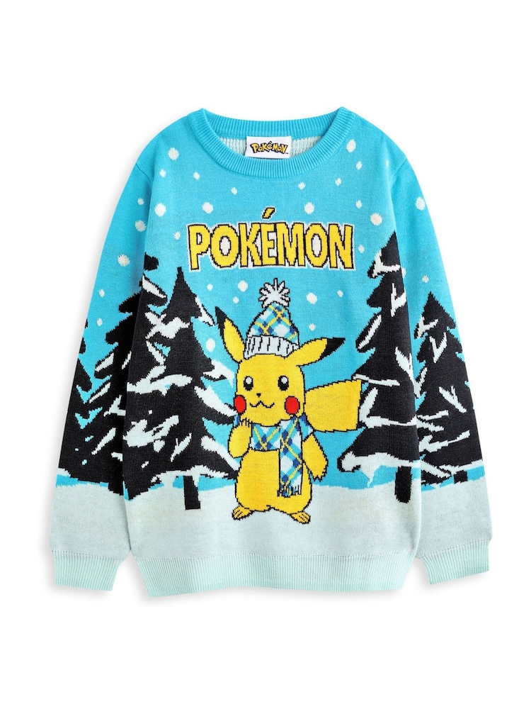 Vanilla Underground Pokemon Character Christmas Jumpers - Image 1 of 6