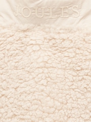 Joules Girls' Tilly Cream Quarter Zip Fleece - Image 3 of 4