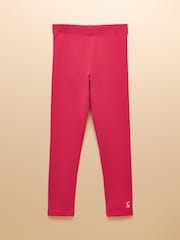 Joules Girls' Deedee Pink Jersey Leggings - Image 1 of 4