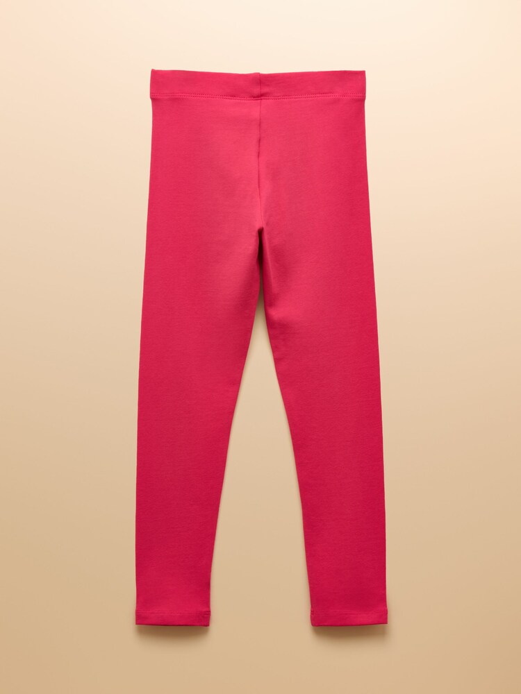 Joules Girls' Deedee Pink Jersey Leggings - Image 2 of 4