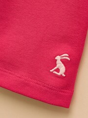 Joules Girls' Deedee Pink Jersey Leggings - Image 3 of 4