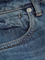 River Island Blue Relaxed 100% Cotton Straight Barrel Jeans - Image 6 of 6