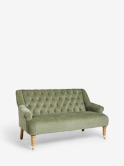 Laura Ashley Stretton Chenille Hedgerow Green Ropsley Small 2 Seater Sofa - Image 1 of 5