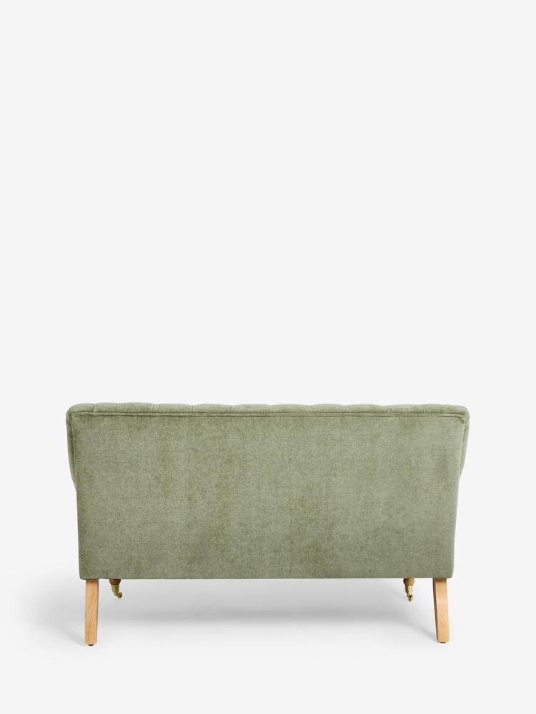 Laura Ashley Stretton Chenille Hedgerow Green Ropsley Small 2 Seater Sofa - Image 5 of 5