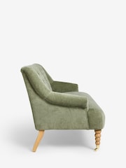 Laura Ashley Stretton Chenille Hedgerow Green Ropsley Small 2 Seater Sofa - Image 9 of 10