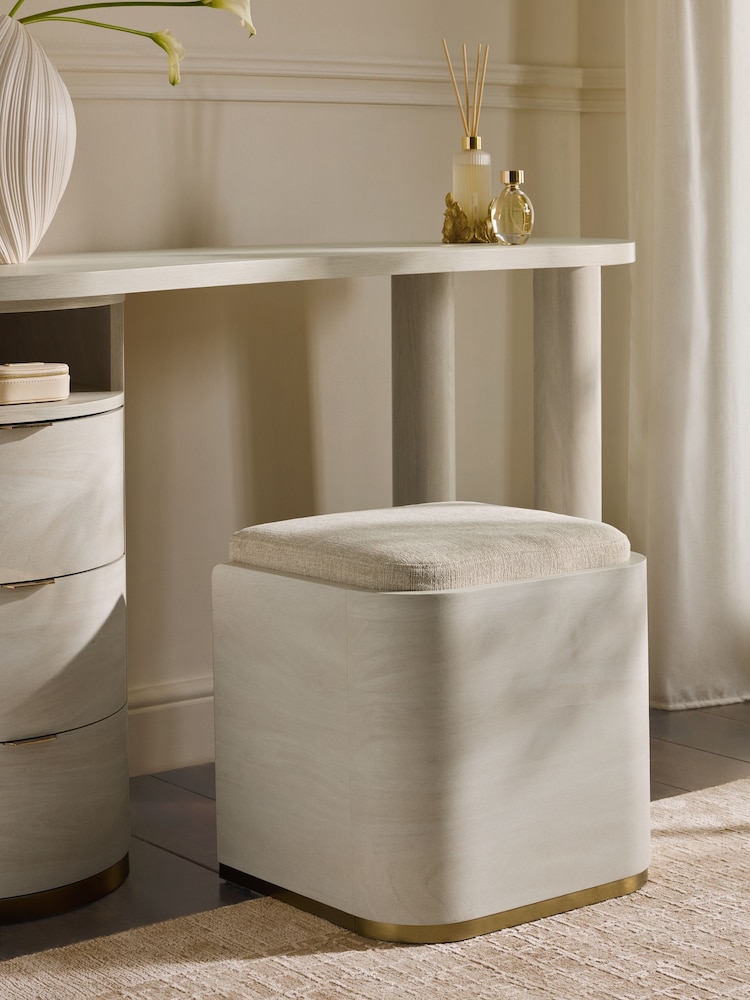 Light Natural Mia Oak Effect Stool - Image 1 of 7