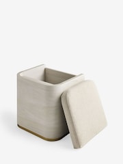 Light Natural Mia Oak Effect Stool - Image 11 of 11