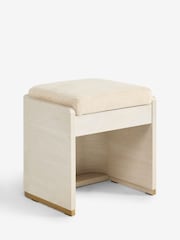Light Natural Mia Oak Effect Stool - Image 5 of 7