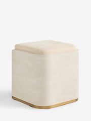 Light Natural Mia Oak Effect Stool - Image 6 of 7