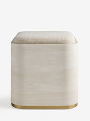 Light Natural Mia Oak Effect Stool - Image 8 of 11