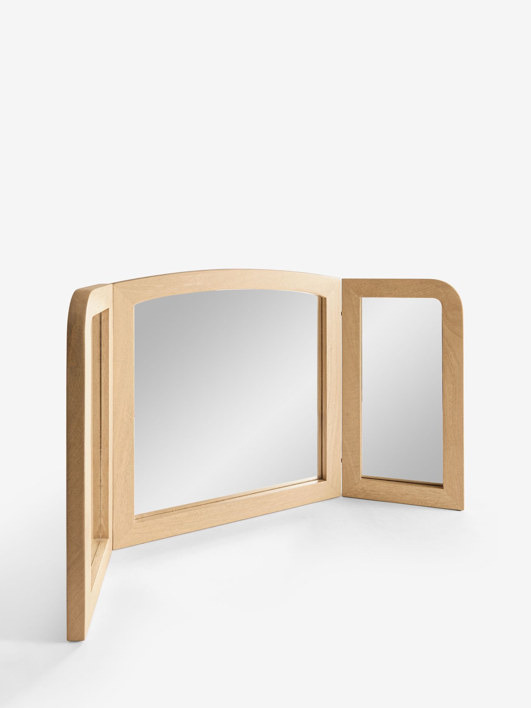 Buy Light Natural Sadie Solid Mango Wood Mirror from the Next UK