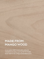 Light Natural Sadie Solid Mango Wood Mirror - Image 6 of 6