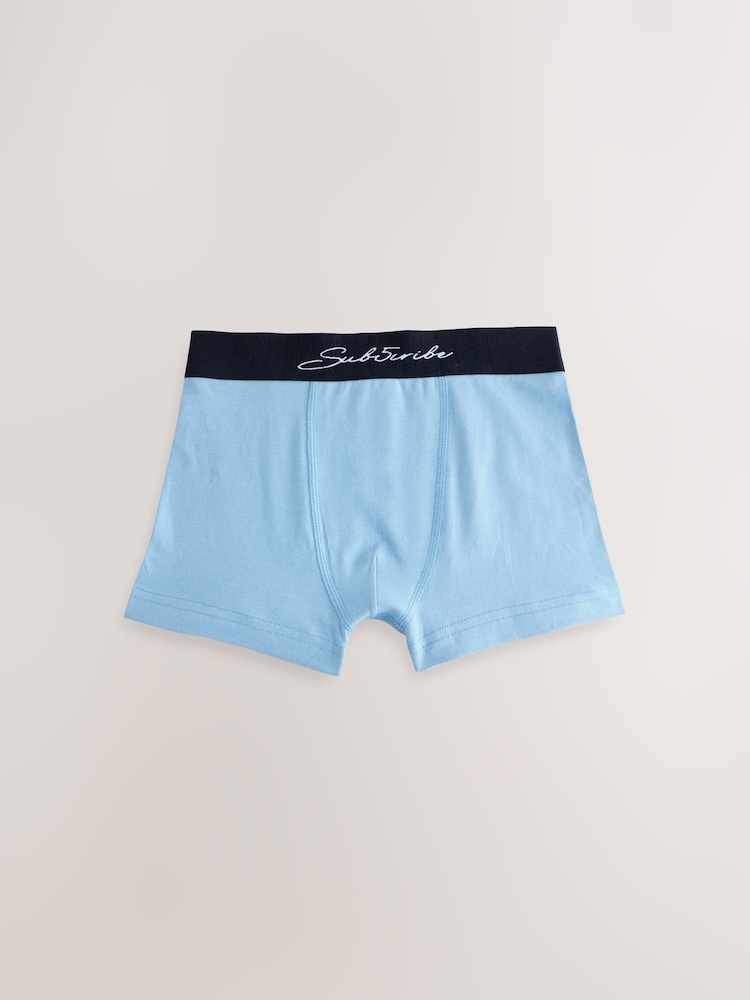 Autumnal Multi with Black Waistband Subscribe Trunks (2-16yrs) - Image 6 of 11