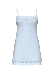 Victoria's Secret Palest Blue Modal Straight Neck Slip Dress - Image 3 of 3
