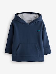 Navy Pullover Car 100% Cotton Hoodie - Image 1 of 1