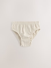 Green/Ecru Stripe 100% Cotton Printed Briefs 5 Pack (1.5-10yrs) - Image 3 of 9