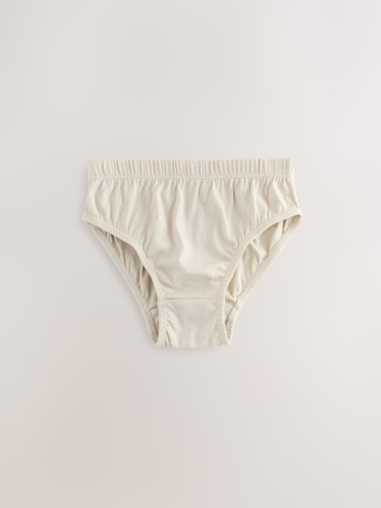 Green/Ecru Stripe 100% Cotton Printed Briefs 5 Pack (1.5-10yrs) - Image 3 of 9