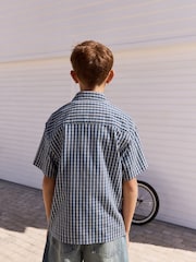 Blue Tint Extra Long Jort 100% Cotton Denim Shorts (3-16yrs) - Image 6 of 11