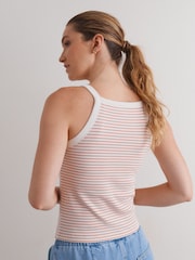 Orange Stripe Hidden Support High Neck VestS - Image 2 of 6
