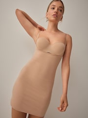 Praline Nude Shaping Medium Control Premium Cotton Wear Your Own Bra Slip - Image 1 of 9