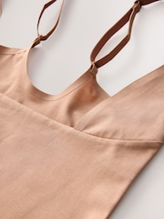 Praline Nude Shaping Medium Control Premium Cotton Wear Your Own Bra Slip - Image 8 of 9