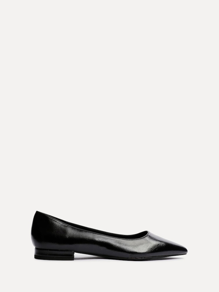Linzi Black Orian Pointed Toe Ballet Flats - Image 2 of 5 Linzi Black Orian Pointed Toe Ballet Flats - Image 2 of 5
