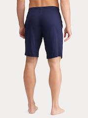 Polo Ralph Lauren Blue Chrome Cotton Jersey Stretch Shorts - Image 2 of 4