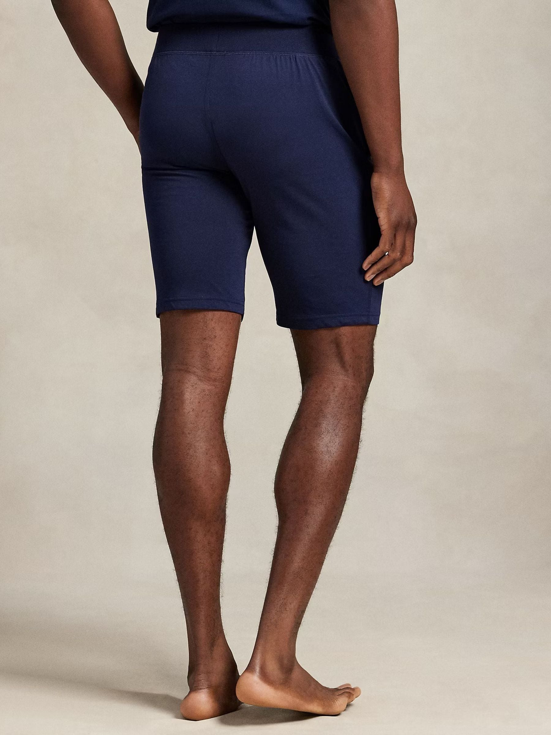 美品　POLO RALPH LAUREN Buy Синій хром - Шорти Polo Ralph Lauren Cotton Jersey Стрейчевий