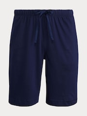 Polo Ralph Lauren Blue Chrome Cotton Jersey Stretch Shorts - Image 4 of 4