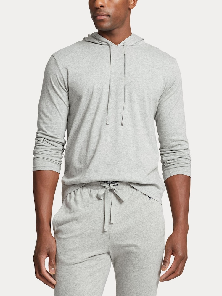 Polo Ralph Lauren Grey Jersey Cotton Hoodie - Image 1 of 4