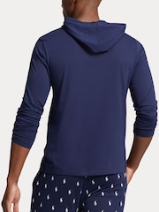 Polo Ralph Lauren Blue Jersey Cotton Hoodie - Image 2 of 3