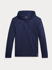 Polo Ralph Lauren Blue Jersey Cotton Hoodie - Image 3 of 3
