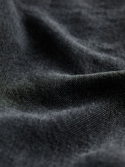Black Straight Leg 100% Cotton Jeans - Image 7 of 8