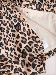 Tan Brown Leopard Print Baby 100% Cotton Woven Dress and Bloomer Knickers Set (0mths-2yrs) - Image 6 of 8