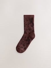Animal Mix Cushion Sole Ribbed Sport Ankle Socks 3 Pack With Arch Support - Image 3 of 6