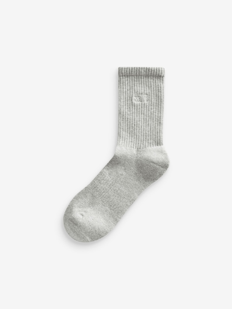 Bleu/Jaune - Self. Chaussettes de cheville Cushion Sole Lounge 3 Pack - Image 2 of 6