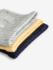 Bleu/Jaune - Self. Chaussettes de cheville Cushion Sole Lounge 3 Pack - Image 5 de 6