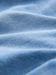 Mittelblau - Double Button Flared Jeans - Bild 3 von 3