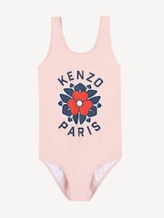 KENZO KIDS Pink Logo Swimming Costume - Imagen 1 de 1