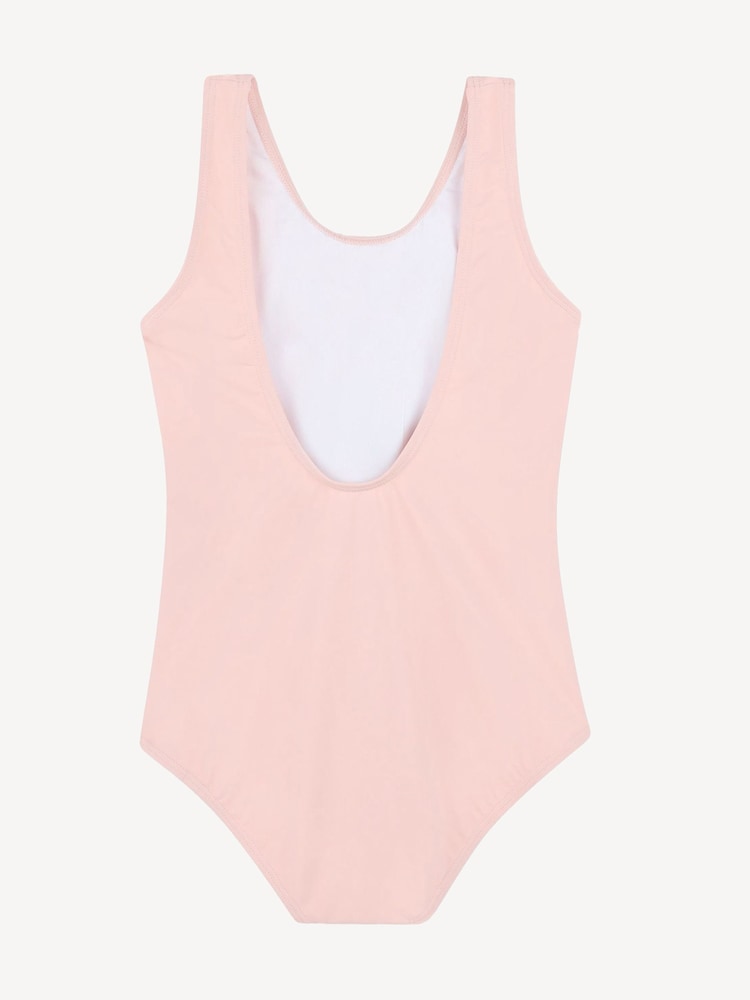 KENZO KIDS Pink Logo Swimming Costume - Image 2 of 2