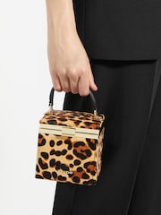 Dune London Animal Print Everlong Micro Bag - Image 1 of 5