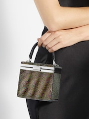 Dune London Black Everlong Micro Bag - Image 1 of 5