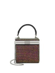 Dune London Black Everlong Micro Bag - Image 2 of 5