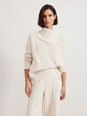 Phase Eight White Jean Textured Cotton Jumper - Image 1 of 7