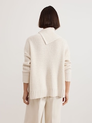 Phase Eight White Jean Textured Cotton Jumper - Image 2 of 7