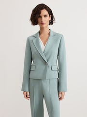 Phase Eight Bowen Eau De Nil Crop Suit Jacket - Imagen 1 de 6