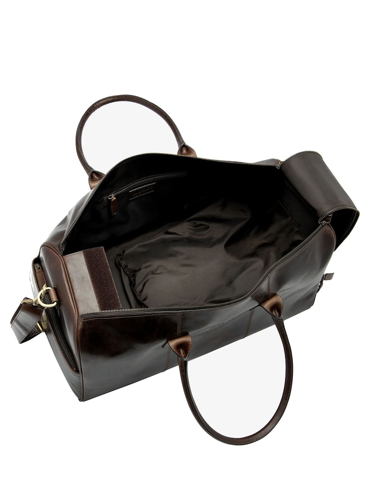 Bolso negro grande de piel para escapadas de Loake - Imagen 2 de 2 Bolso negro grande de piel para escapadas de Loake - Imagen 2 de 2