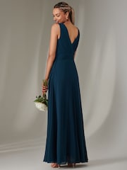 Зеленый - Jolie Moi Кора без рукава Шифоновое платье макси - Image 2 of 6