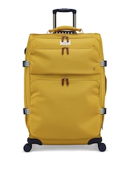 Joules Yellow Coast Large 4W Trolley Case - Image 1 of 5
