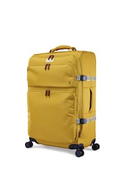 Joules Yellow Coast Large 4W Trolley Case - Image 3 of 5